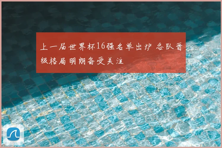 上一届世界杯16强名单出炉 各队晋级格局明朗备受关注