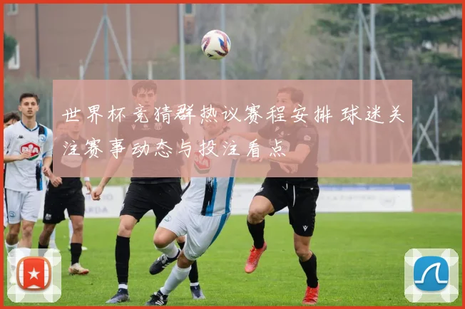 世界杯竞猜群热议赛程安排 球迷关注赛事动态与投注看点